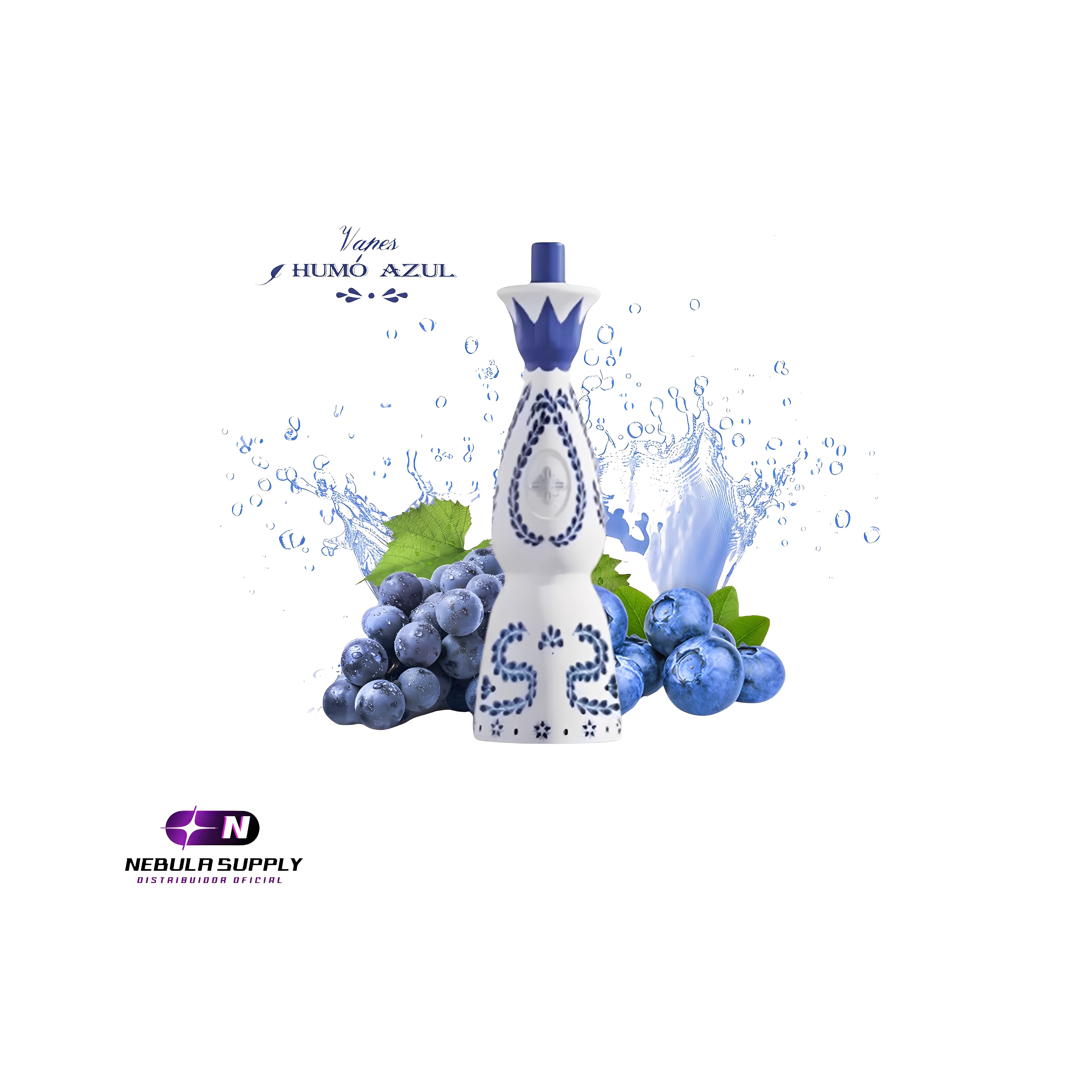 Vaper Clase Azul Premium (Humo Azul) Sabores Ice