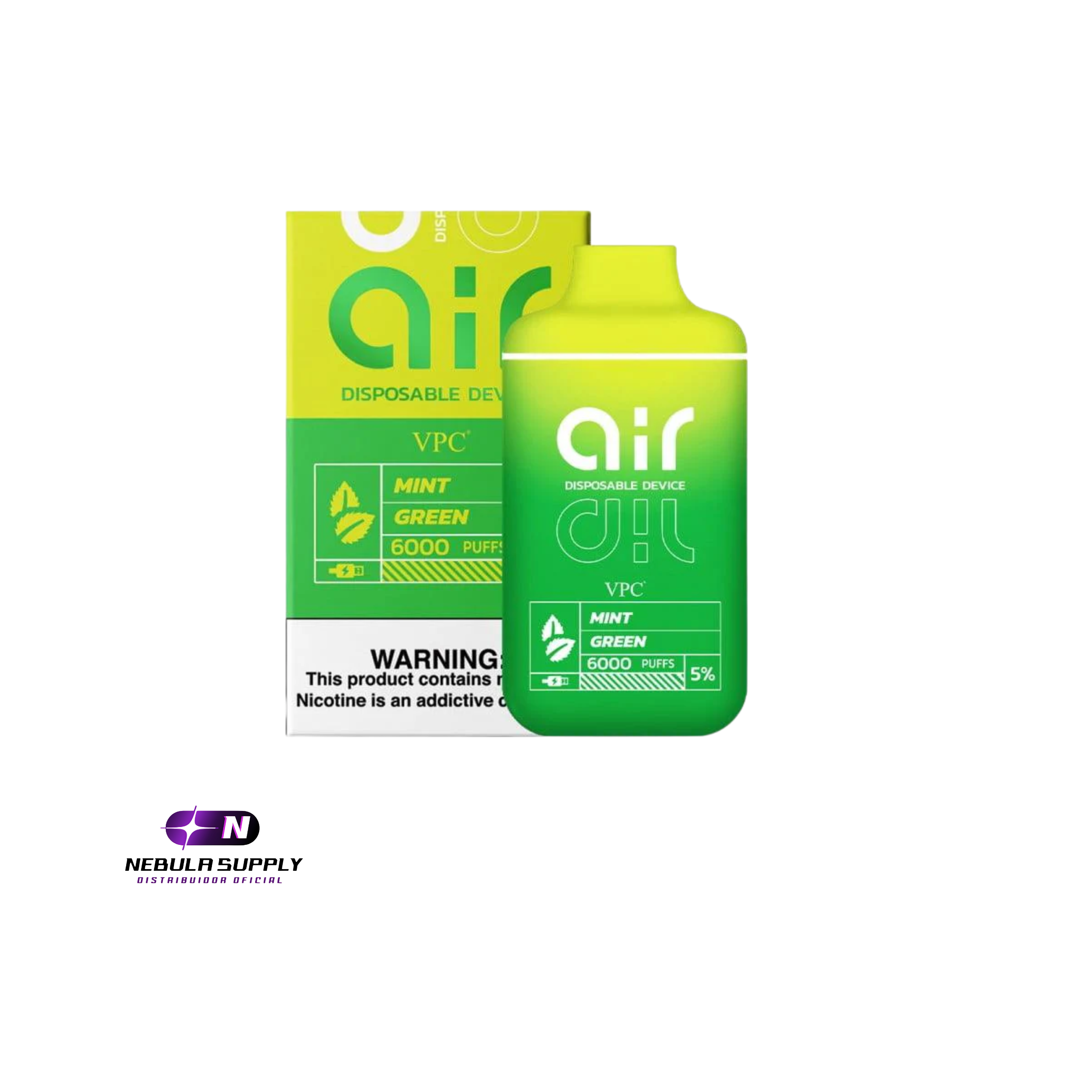 Vape Air 6000 Puffs | 5% Nicotina