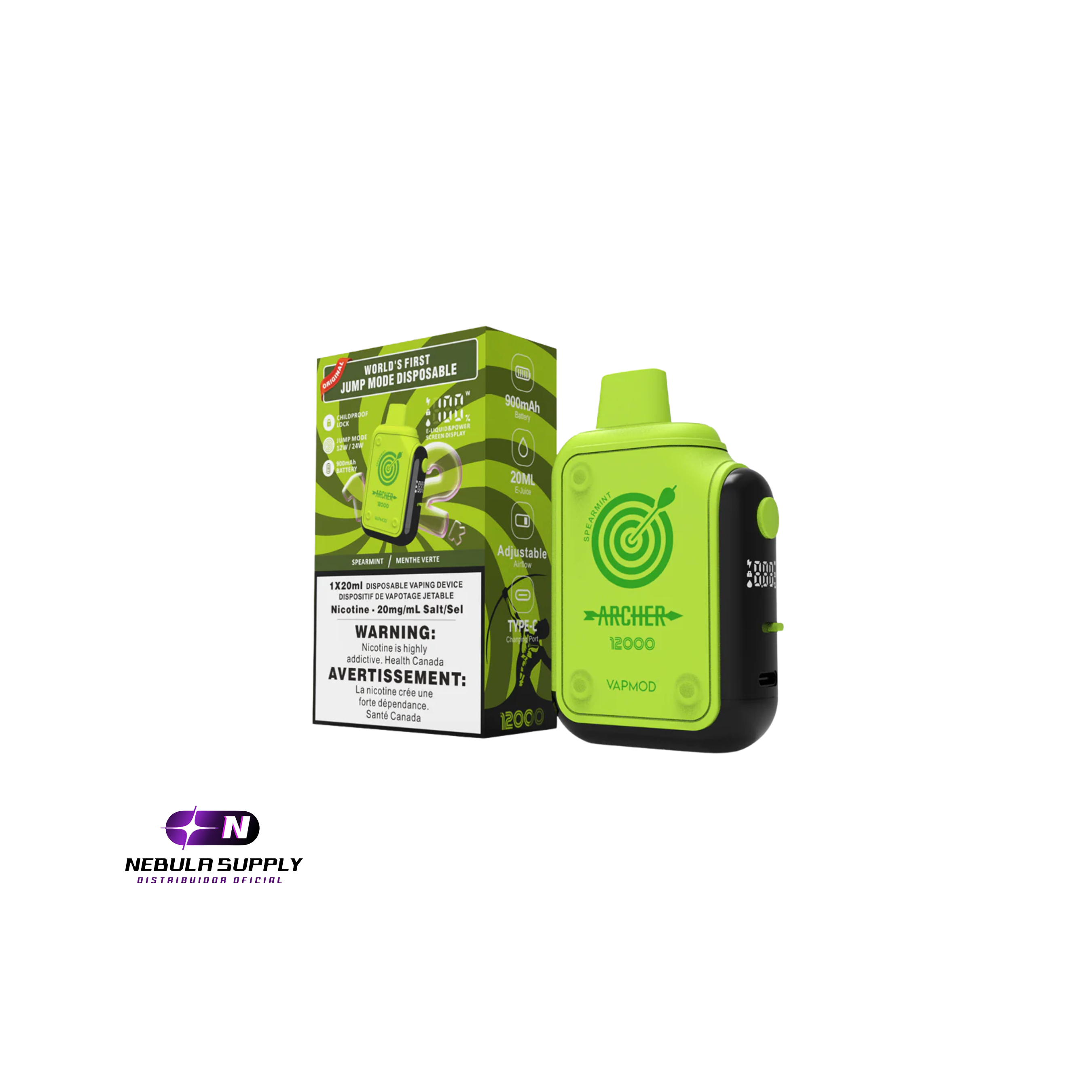 Vape Archer 12K | 12,000 Puffs  | Airflow Ajustable